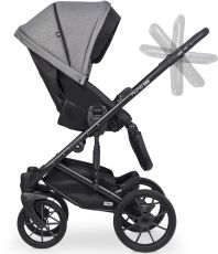 Дитячий візочок 2 в 1 Riko Nuno Pro 05 Titanium